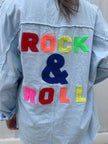 Rock & Roll Denim Button Up - My Store