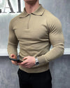 Long Sleeve Polo Shirt - Must Grey - My Store