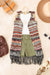 Girls Boho Striped Crochet Fringe Long Sweater Vest