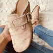 Flat Heel Round Toe Canvas Loafer Women's Vintage Clogs - My Store