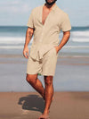 Breathable Hawaiian Men Beachtwo piece set - Sexikinis Swim - My Store