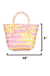 Basket Wave Woven Beach Tote Bag - My Store