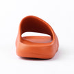 Platform Pillow Slides for Women - Orange Chunky Shower Slippers - My Store