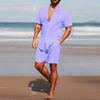 Breathable Hawaiian Men Beachtwo piece set - Sexikinis Swim - My Store