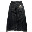 Pants Harajuku Hip Hop Letter Embroidery Vintage - My Store