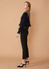 Women's Midnight Peplum Sweater in Midnight - My Store