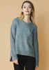 Women's Crewneck Pocket Front Sweater in Fall Sage - My Store