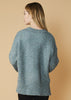 Women's Crewneck Pocket Front Sweater in Fall Sage - My Store