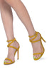 Sherri High Heeled Faux Suede Sandals - My Store