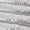 Silver Women's Puffer Skirt Metallic Shiny Solid Warm Quilted Mini - My Store