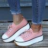 Summer Woman Vulcanize Shoes Knitted Breathable Sneakers - My Store