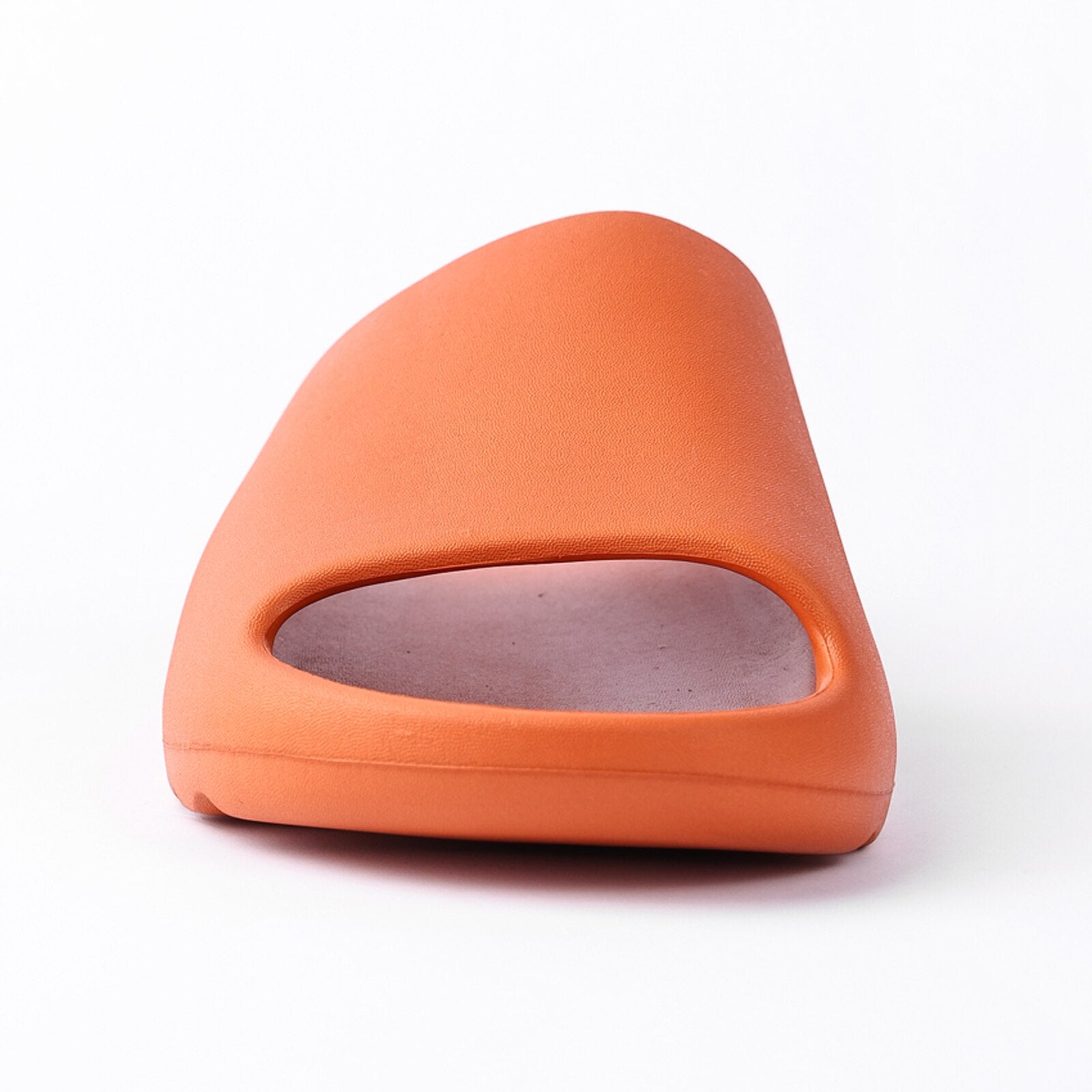 Platform Pillow Slides for Women - Orange Chunky Shower Slippers - My Store