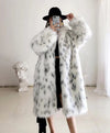 Women Thickened Plush Long Overcoat 2022 Autumn and Winter New Faux - My Store