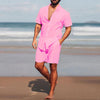 Breathable Hawaiian Men Beachtwo piece set - Sexikinis Swim - My Store