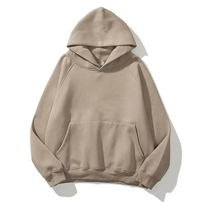 Solid Basic Fleece Hoodie