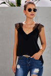 Spaghetti Strap Black One More Night Lace Cami Tank - My Store