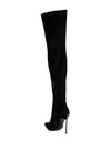 Jaynetts Stretch Suede Micro High Knee Boots - My Store