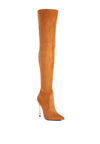 Jaynetts Stretch Suede Micro High Knee Boots - My Store