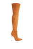 Jaynetts Stretch Suede Micro High Knee Boots - My Store