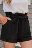 Summer Black Cotton Blend Pocketed Knit Shorts - My Store