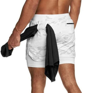 2020 Summer Men's 2-in-1 Quick Dry Running Shorts - My Store
