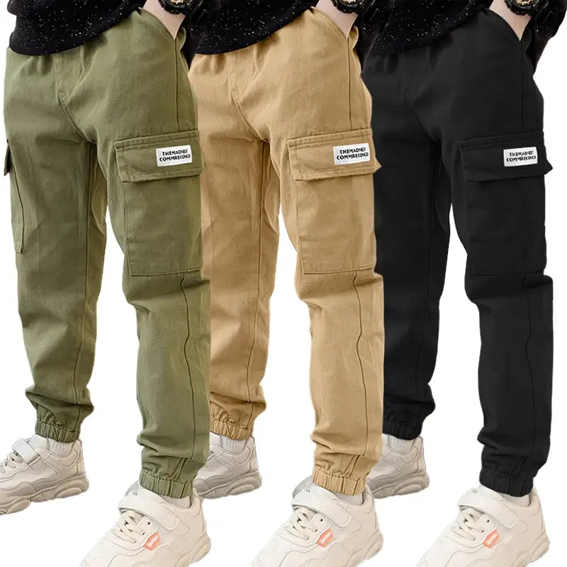 Boys Cargo Pants Spring Autumn - My Store