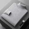 Men's High Collar Winter Knit Pullover - My Store