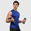 Men's Compression Sleeveless Shirt For Bodybuilding & Running