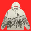 Striking Vintage Skull Hoodie - My Store