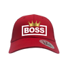 Boss Crown Embroidered Trucker Hat