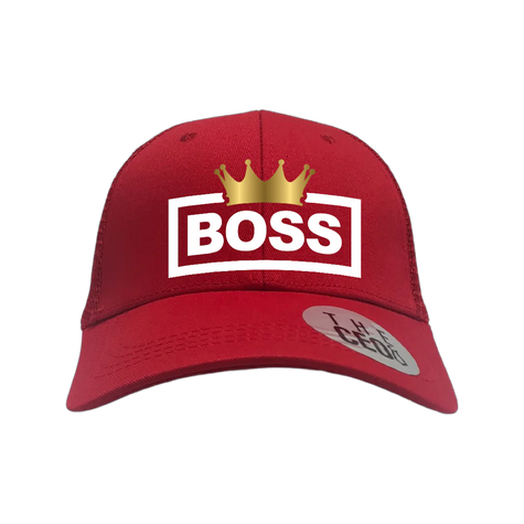 Boss Crown Embroidered Trucker Hat