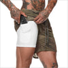 2019 Mens 2 in 1 Fitness Running Shorts - My Store