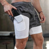 Camo Running Shorts Men Gym Sports - My Store