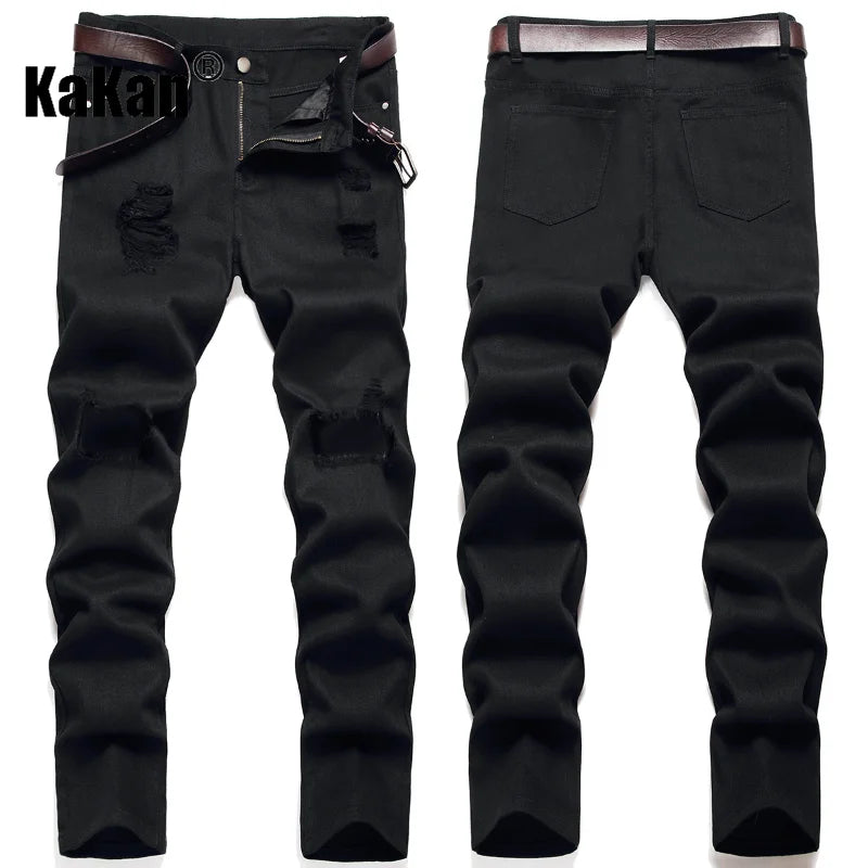 European and American New Distressed Casual Jeans for Men - My Store