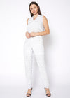 Women's Light Formal Sleeveless V-Neck Jumpsuit - My Store