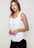 Embellished Accent Sleeveless Top In Ivory - My Store