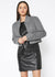 Women's 2 In 1 Brushed Wool Open Front Zipper Coat Jacket - My Store
