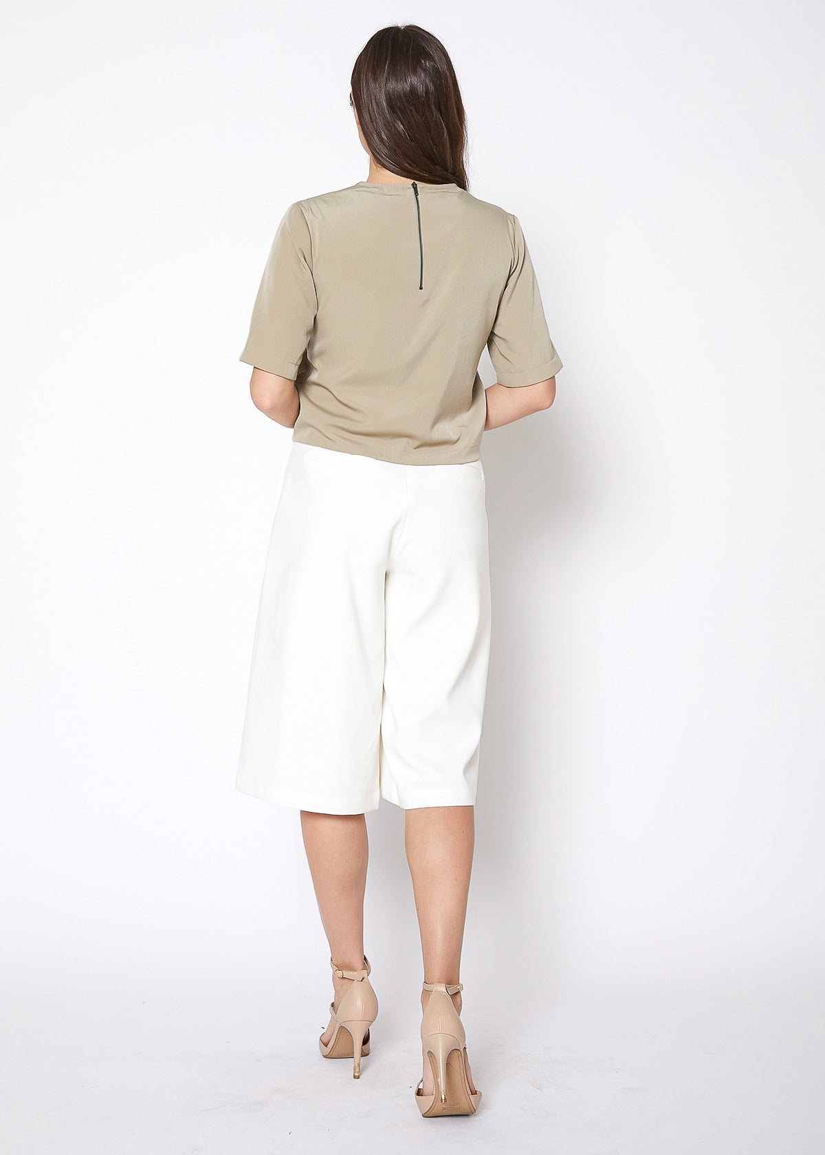 Women's High Rise Overlay Culottes - My Store