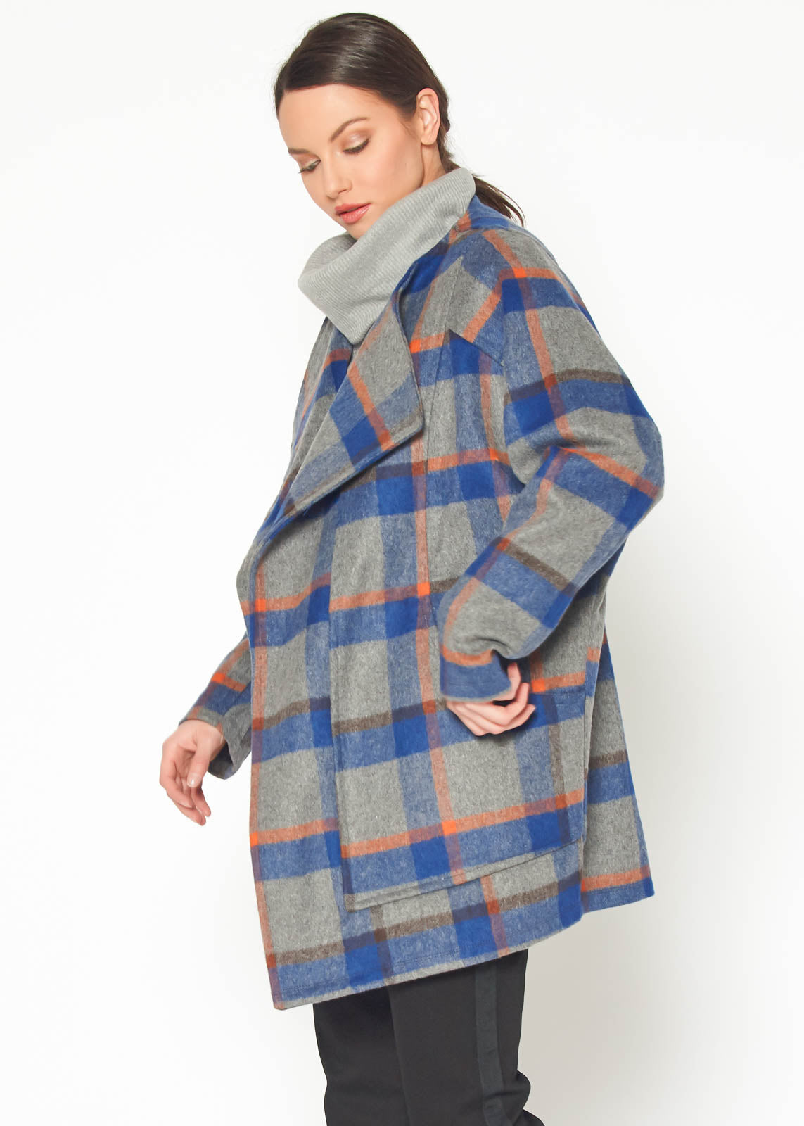 Women's Wool Blended Oversized Coat - My Store