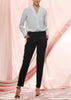 Slim Fit Pants In Black - My Store