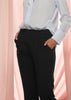 Slim Fit Pants In Black - My Store