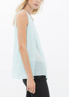 Women's Sleeveless Slit Blouse - My Store