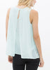 Women's Sleeveless Slit Blouse - My Store