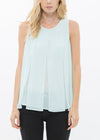 Women's Sleeveless Slit Blouse - My Store