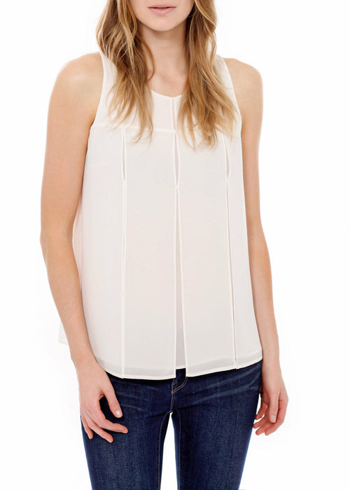 Women's Sleeveless Slit Blouse - My Store