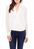 Drape Front Asymmetrical Elegant Blouse - My Store