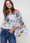 Women's Bell Sleeve Off The Shoulder Top - My Store