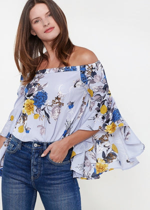 Women's Bell Sleeve Off The Shoulder Top - My Store