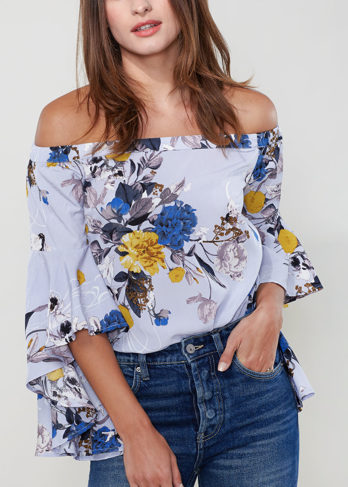 Women's Bell Sleeve Off The Shoulder Top - My Store