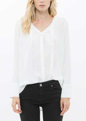 Women's V-neck Basic Blouse - My Store